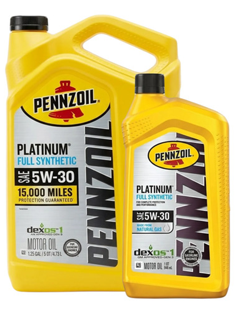 Pack Aceite Motor 5w30 Bencinero Pennzoil 5.67litros 1