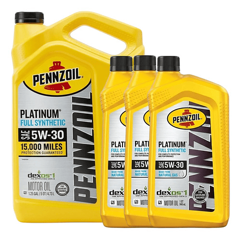Pack Aceite Motor 5w30 Bencinero Pennzoil 7,56litros