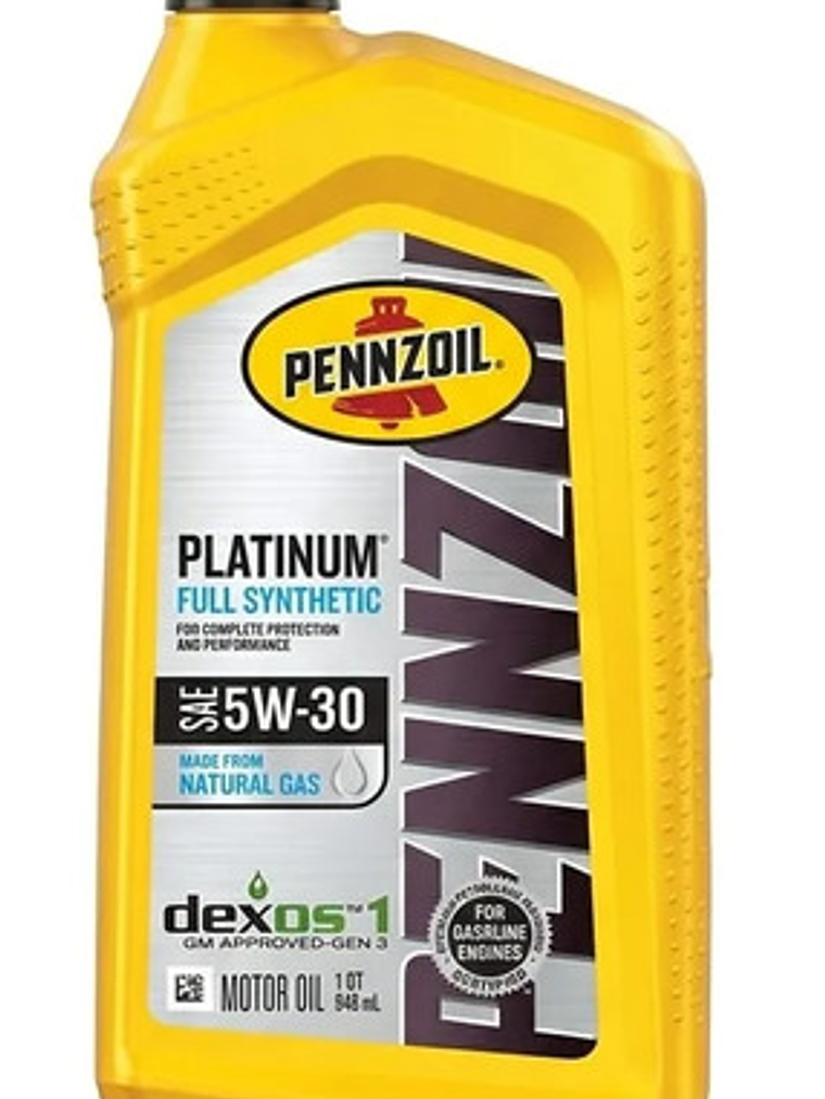 Pack Aceite Motor 5w30 Bencinero Pennzoil 7,56litros 2