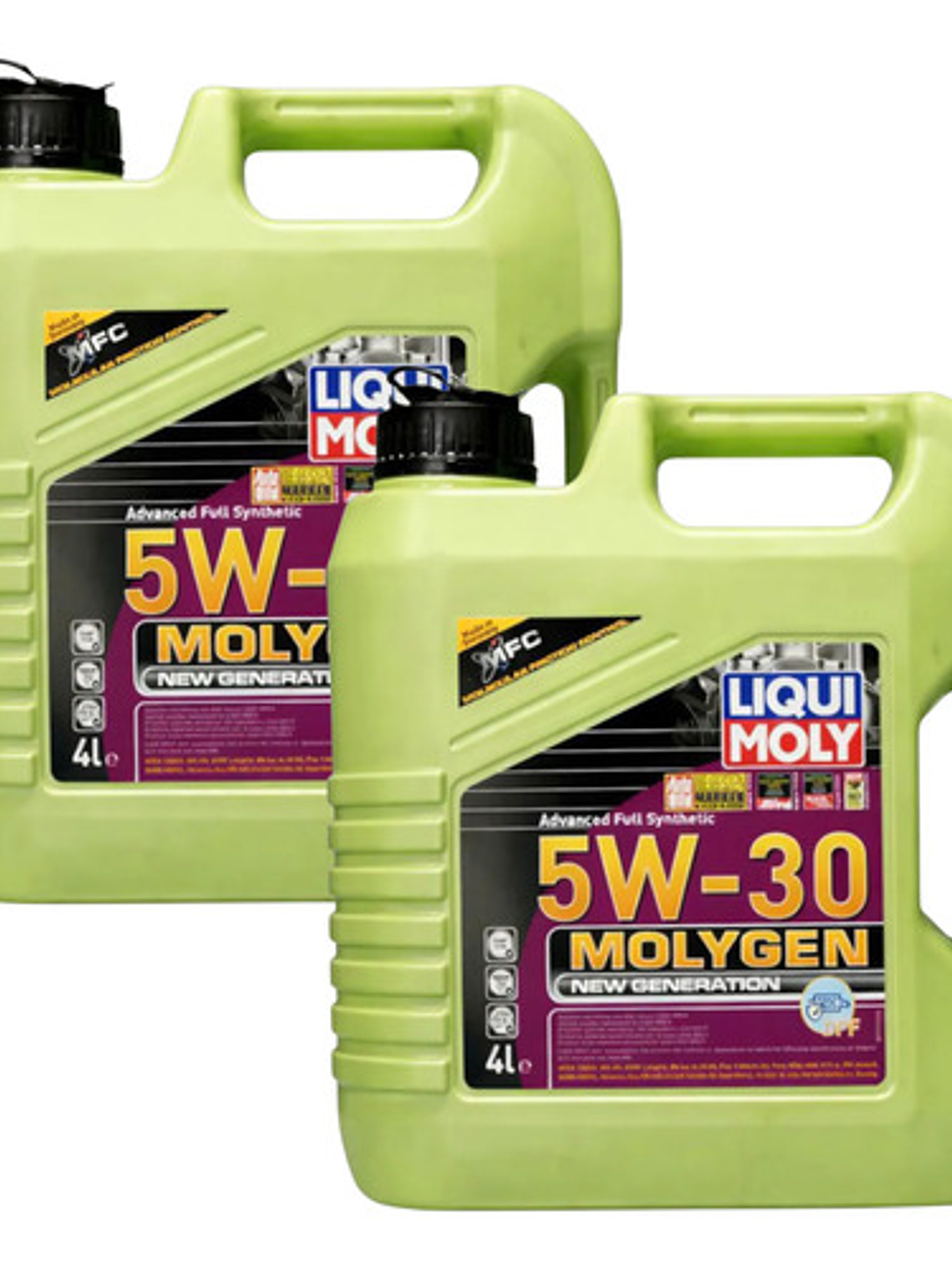Pack2 Aceite Motor 5w30 Molygen 4l Liquimoly 1