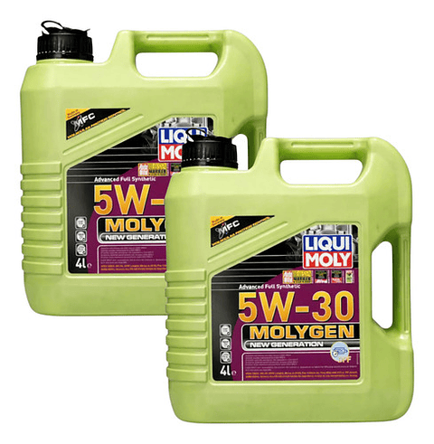 Pack2 Aceite Motor 5w30 Molygen 4l Liquimoly