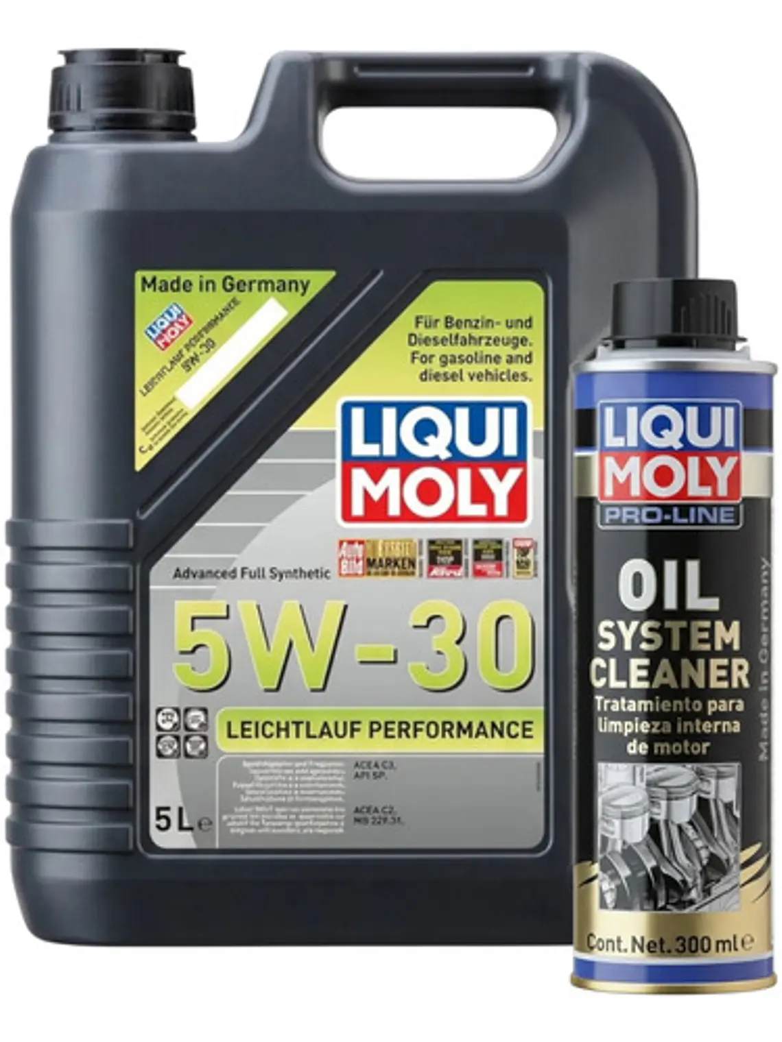 Kit Aceite 5w-30 Leichtlauf 5l+oil System Cleaner Liquimoly 1