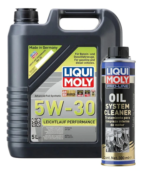 Kit Aceite 5w-30 Leichtlauf 5l+oil System Cleaner Liquimoly