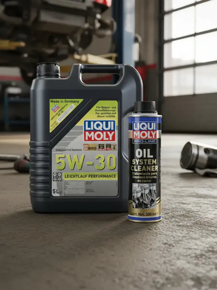 Kit Aceite 5w-30 Leichtlauf 5l+oil System Cleaner Liquimoly 2