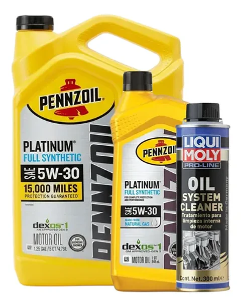 Pack Aceite Motor 5w30 Pennzoil 5,67l + Oil System Liquimoly