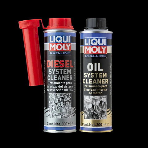 KIT LIMPIADOR INTERNO DE MOTOR E INYECTORES DIESEL LIQUIMOLY 300ML