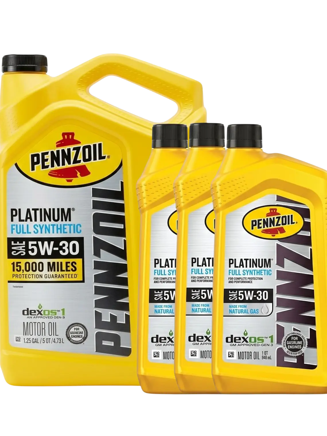 Pack Aceite Motor 5w30 Bencinero Pennzoil 7,56litros 1