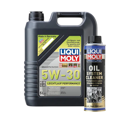 Kit Aceite 5w-30 Leichtlauf 5l+oil System Cleaner Liquimoly