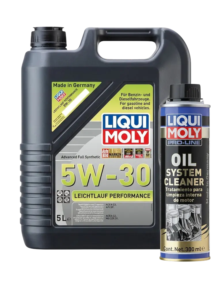 Kit Aceite 5w-30 Leichtlauf 5l+oil System Cleaner Liquimoly 1