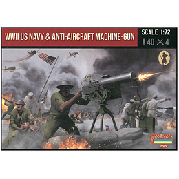 WWII US Navy With Anti-Aircraft Machine-Gun M112 1:72