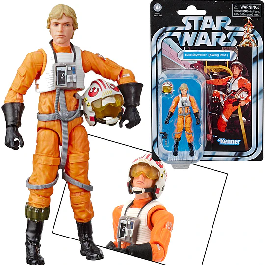 Luke Skywalker (X-Wing Pilot) W9 The Vintage Collection 3,75
