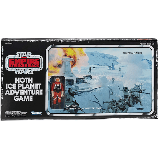 Hoth Ice Planet Adventure Game With Exclusive Luke Skywalker (Snowspeeder) Figure Retro Collection 3,75