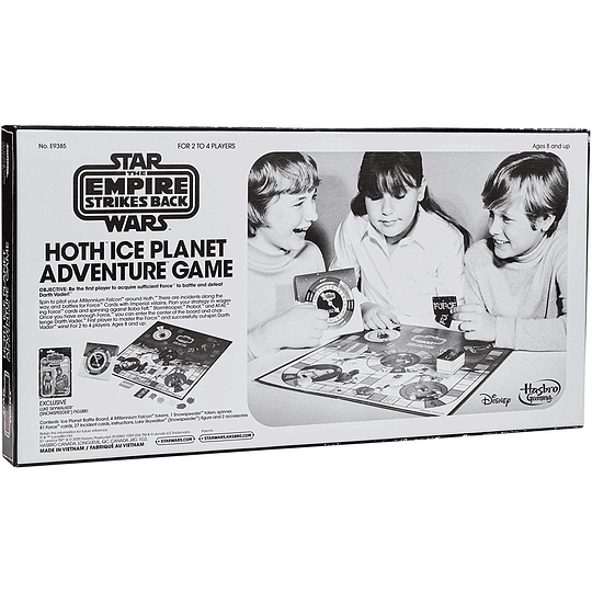 Hoth Ice Planet Adventure Game With Exclusive Luke Skywalker (Snowspeeder) Figure Retro Collection 3,75