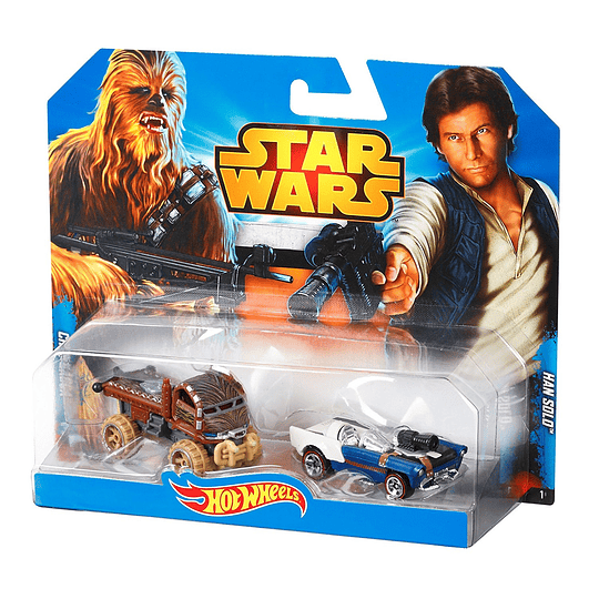 Han Solo & Chewbacca 2-Pack Hot Wheels Star Wars