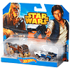 Han Solo & Chewbacca 2-Pack Hot Wheels Star Wars