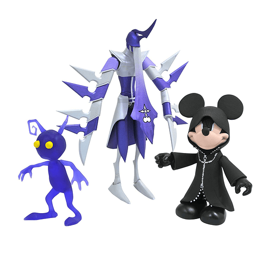 Hooded Mickey, Assassin & Purple Shadow Kingdom Hearts Space Paranoids