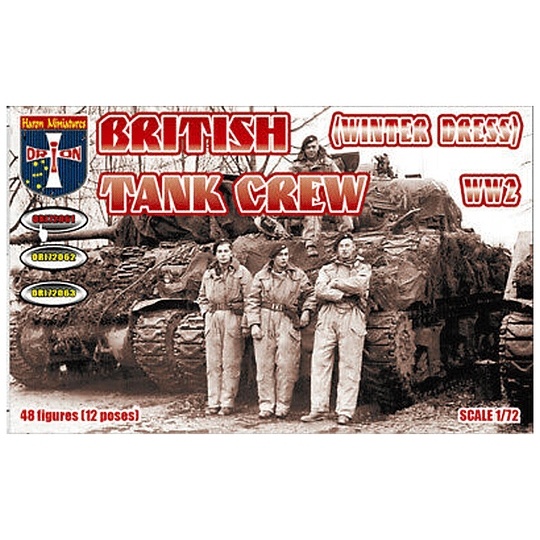 WWII British Tank Crew Winter Dress #72061 1:72