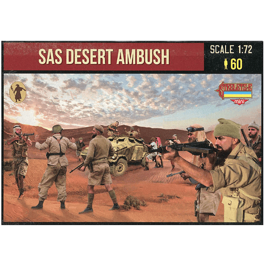 SAS Desert Ambush M145 1:72