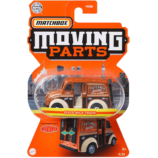 Divco Milk Truck Moving Parts Matchbox 1:64