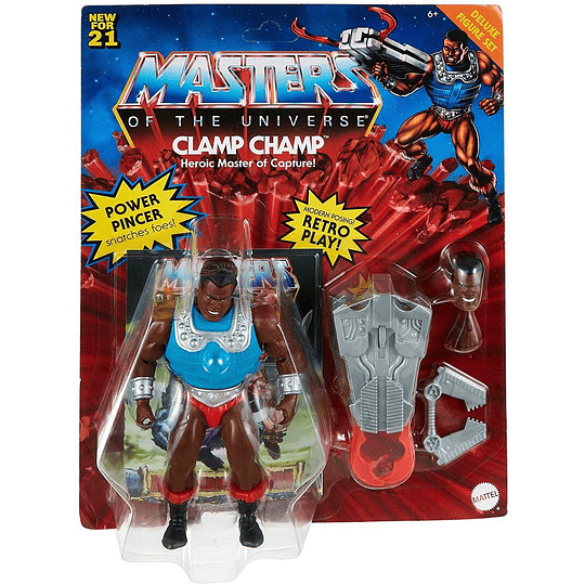 Clamp Champ Deluxe Origins Masters of the Universe MOTU