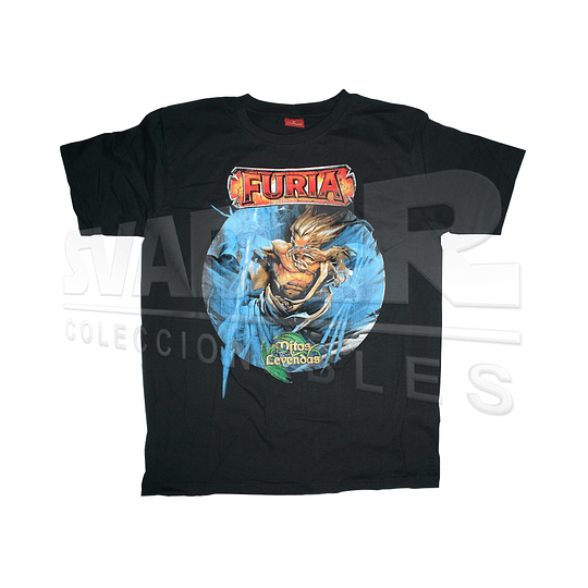 Polera Oficial Lanzamiento Mitos Y Leyendas Edición Furia