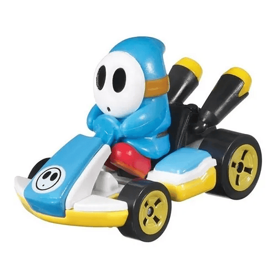 Light-Blue Shy Guy Standard Kart Mario Kart Hot Wheels