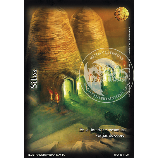 Pack Oro Silos 12 Cartas Mitos y Leyendas