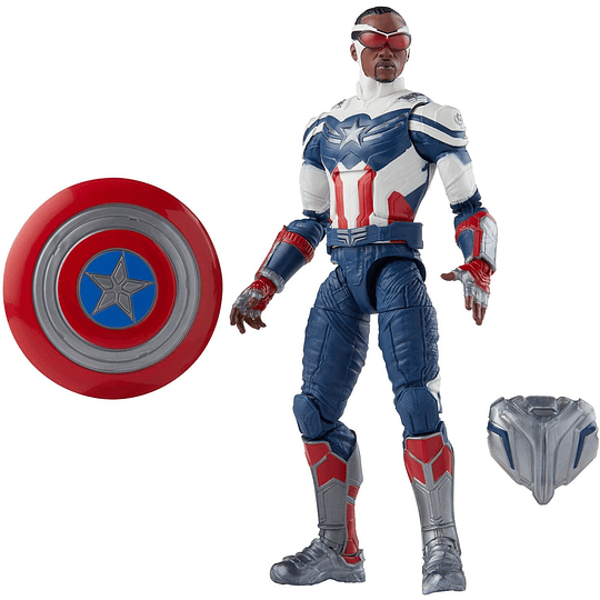 Sam Wilson Captain America (Captain America Flight Gear BAF) Marvel Legends 6