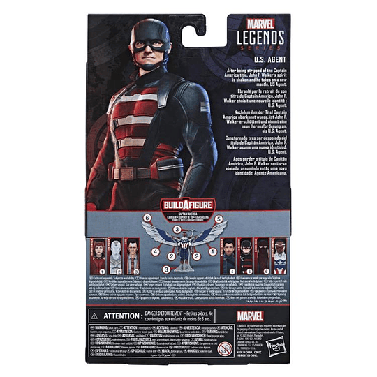 U.S. Agent (Captain America Flight Gear BAF) Marvel Legends 6