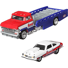 '74 Chevy Vega Pro Stock & Horizon Hauler #34 Team Transport Hot Wheels Premium 1:64