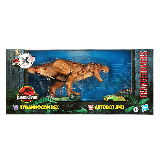 Tyrannocon Rex and JP93 [Exclusive] Jurassic Park Transformers Crossovers