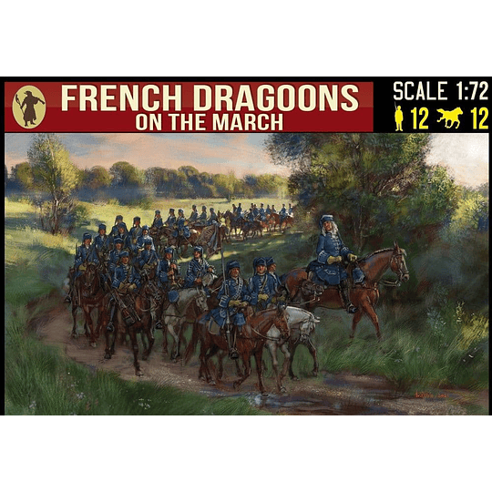 French Dragoons on the March Set 251 1:72