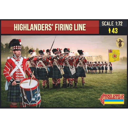 Highlanders' Firing Line Set 279 1:72