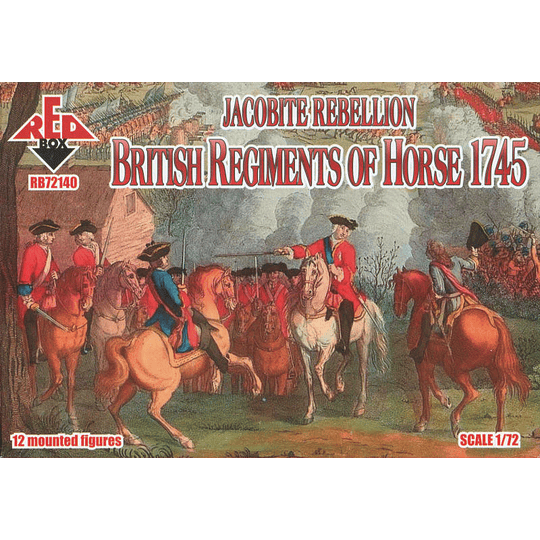 Jacobite Rebellion British Regiments of Horse 1745 Set 140 1:72