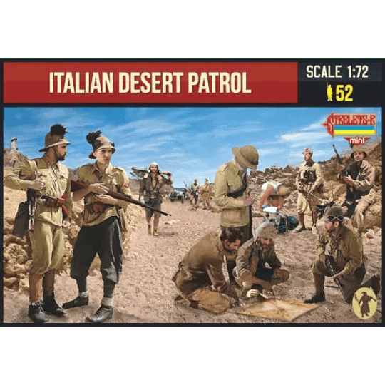 World War II Italian Desert Patrol Set M154 1:72