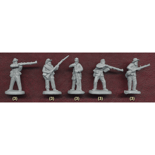 Confederate Infantry in Defence 249 1:72