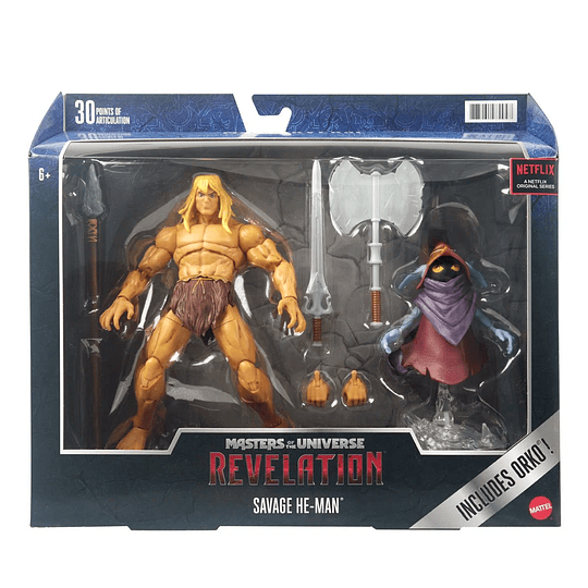 Savage He-Man & Orko Revelation Masterverse Masters of the Universe MOTU