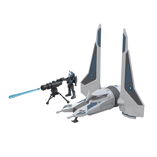 Bo-Katan & Gauntlet Starfighter Star Wars Mission Fleet [NOT MINT]