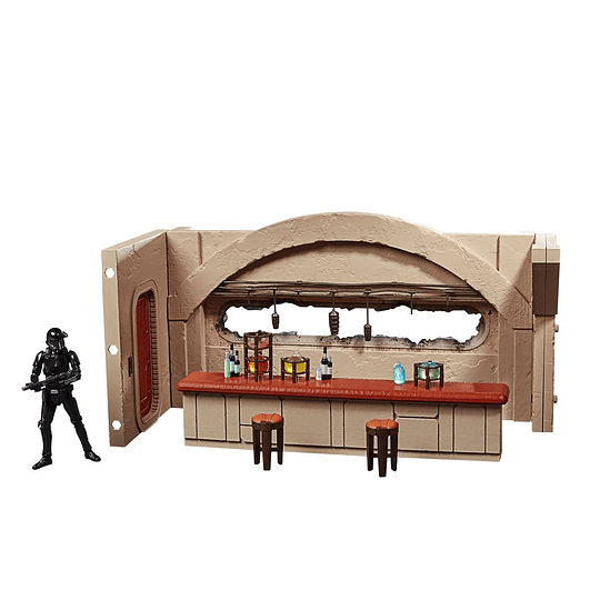 Nevarro Cantina Playset with Imperial Death Trooper The Mandalorian The Vintage Collection 3,75