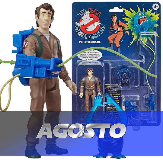 [CUPOS LLENOS] Peter Venkman The Real Ghostbusters Kenner Classics