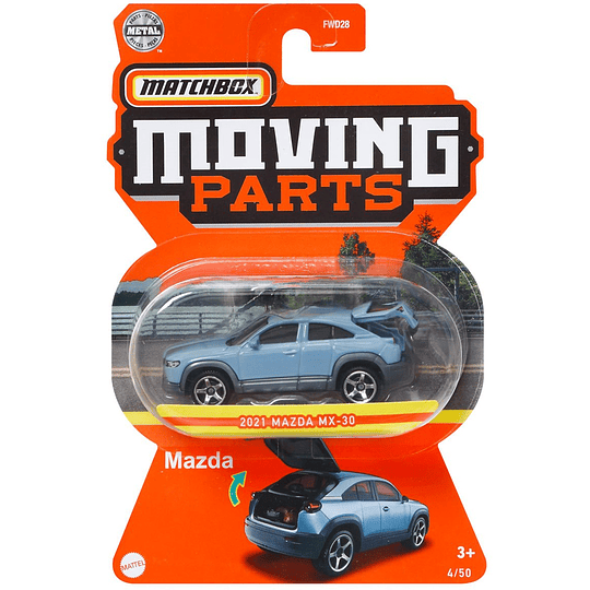 2021 Mazda MX-30 Moving Parts Matchbox