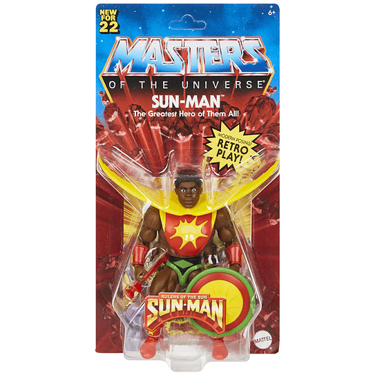 Sun-Man Origins Masters of the Universe MOTU