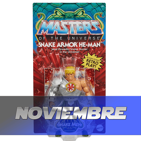 [CUPOS LLENOS] Snake Armor He-Man W11 Origins Masters of the Universe MOTU
