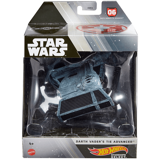 Darth Vader's TIE Advanced Hot Wheels Starships Select 1:50