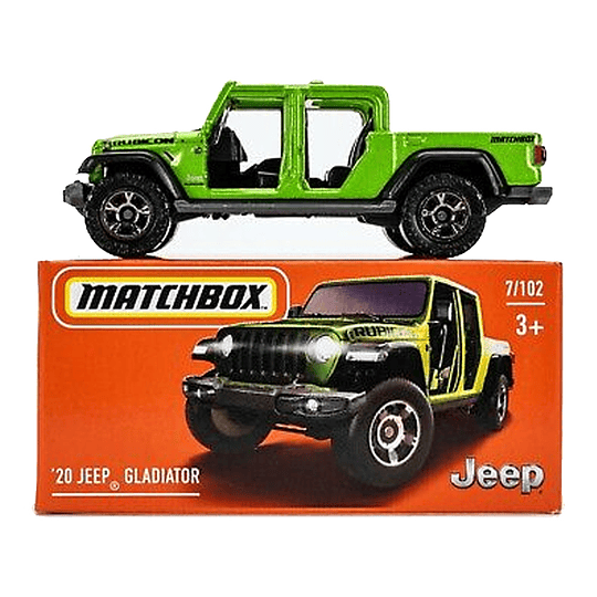 '20 Jeep Gladiator Power Grabs Matchbox 1:64