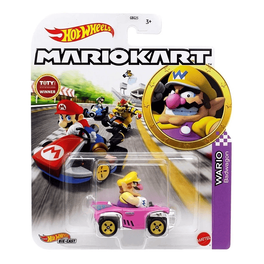 Wario Badwagon Mario Kart Hot Wheels