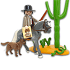 Sheriff con Cactus Western [PLUS] Set 1003