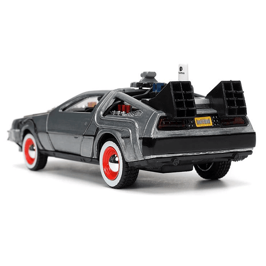 Delorean Time Machine BTTF3 Volver al Futuro Die-Cast 1:32