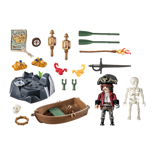 Pirata con Bote Starter Pack Pirates Set 71254