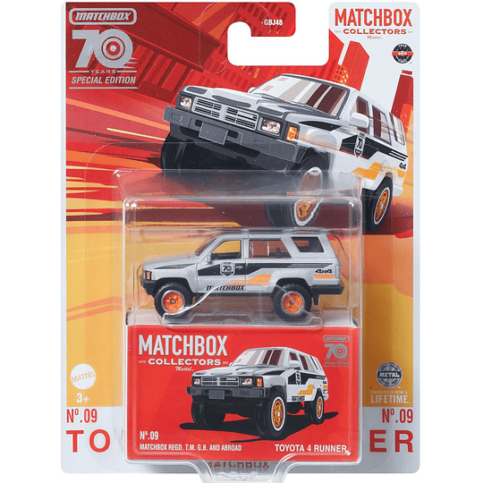 Toyota 4 Runner Collectors 70 Years Special Edition #09 Matchbox 1:64